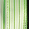 The Ribbon People Green and White Thin Striped Wired Craft Ribbon 0.5" x 60 Yards